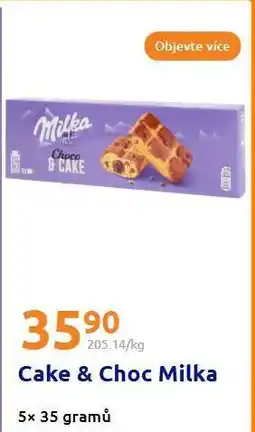 Action Cake & Choc Milka nabídka