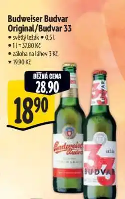 Albert Budweiser Budvar Original Budvar 33 nabídka