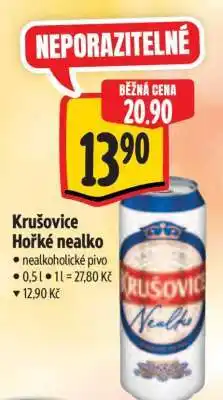 Albert Krušovice Hořké nealko nabídka
