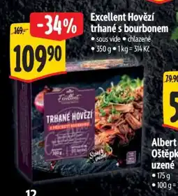 Albert Excellent Hovězí trhané s bourbonem nabídka