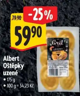 Albert Albert Oštěpky uzené nabídka