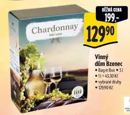 Albert Vinný dům Bzenec Chardonnay nabídka