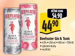 Albert Beefeater Gin & tonic nabídka