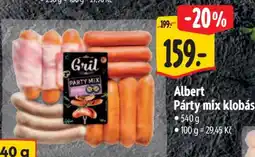 Albert Albert Párty mix klobás nabídka