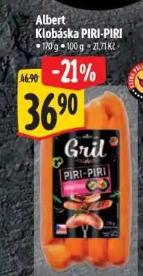 Albert Albert Klobáska PIRI-PIRI nabídka
