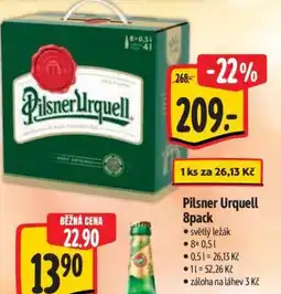 Albert Pilsner Urquell 8pack nabídka