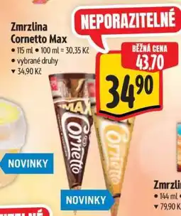 Albert Zmrzlina Cornetto Max nabídka