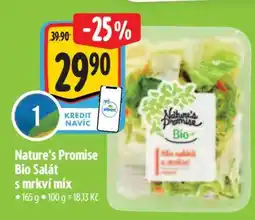 Albert Nature's Promise Bio Salát s mrkví mix nabídka