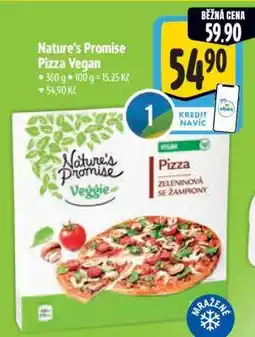 Albert Nature's Promise Pizza Vegan nabídka
