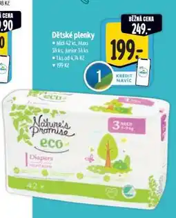 Albert Nature's Promise Eco Dětské pleny nabídka