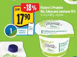 Albert Nature’s Promise Bio Zakysaná smetana 15% nabídka