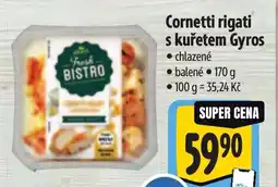Albert Cornetti rigati skuřetem Gyros nabídka