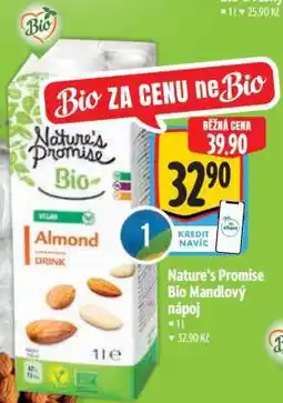 Albert Nature’s Promise Bio Mandlový nápoj nabídka