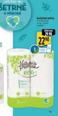 Albert Kuchyňské utěrky Nature's Promise eco nabídka