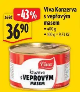 Albert Viva Konzerva s vepřovým masem nabídka