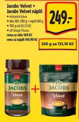 Albert Jacobs Velvet + Jacobs Velvet náplň nabídka