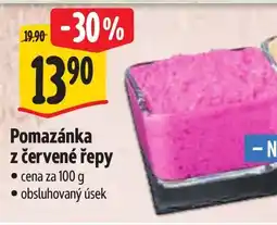 Pomazánka z červené řepy