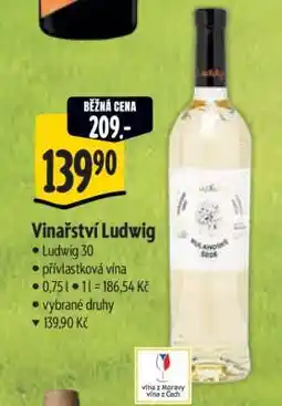 Albert Vinařství Ludwig nabídka