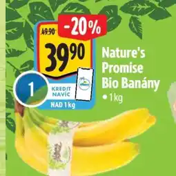 Albert Nature’s Promise Bio Banány nabídka
