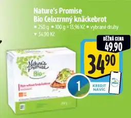 Albert Nature's Promise Bio Celozrnný knäckebrot nabídka