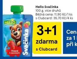 Tesco HELLO Svačinka nabídka