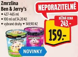 Albert Zmrzlina Ben & Jerry's nabídka