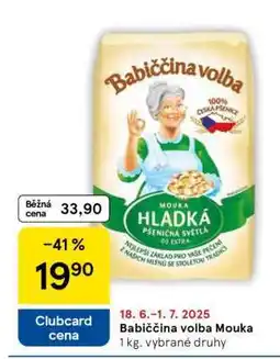 Tesco Babiččina volba mouka nabídka