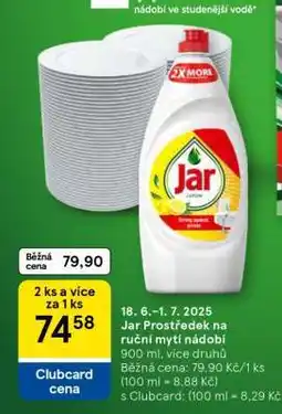 Tesco Jar Prostředek na ruční mytí nádobí nabídka