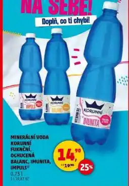 Penny Market MINERÁLNÍ VODA KORUNNÍ nabídka