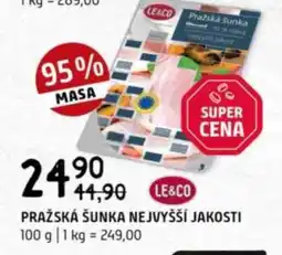 Terno Pražská šunka nejvyšší jakosti nabídka