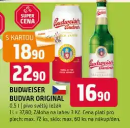 Terno Budweiser Budvar original nabídka
