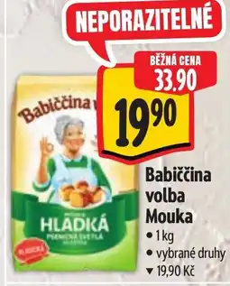 Albert Babiččina volba Mouka nabídka