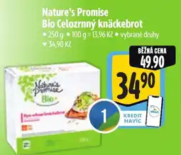 Albert Nature's Promise Bio Celozrnný knäckebrot nabídka