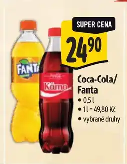 Albert Coca-Cola/ Fanta nabídka