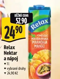 Albert Relax Nektar a nápoj nabídka