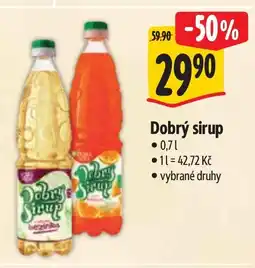 Albert Dobrý sirup nabídka