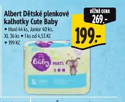 Albert Albert Dětské plenkové kalhotky Cute Baby nabídka