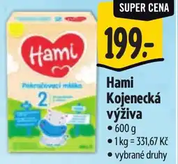 Albert Hami Kojenecká výživa nabídka