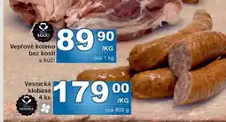 Jip Vesnická klobása 4 ks nabídka
