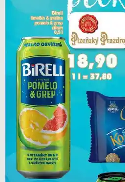 Jip Birell limetka & malina pomelo & grep citron 0,5l nabídka