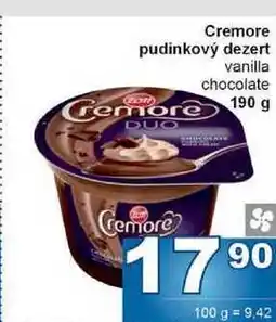 Jip Cremore pudinkový dezert 190 g nabídka