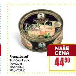 Billa Franz Josef Tuňák steak 170/120 g nabídka