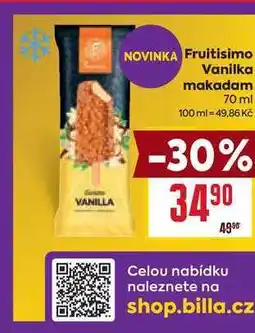 Billa Fruitisimo Vanilka makadam 70 ml nabídka