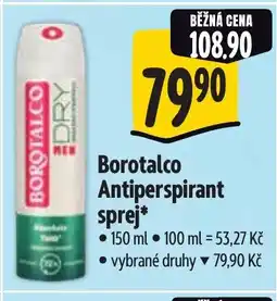 Albert BOROTALCO Antiperspirant sprej nabídka