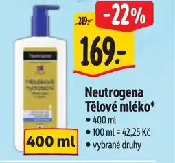 Albert Neutrogena Tělové mléko nabídka