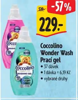 Albert Coccolino Wonder Wash Prací gel nabídka