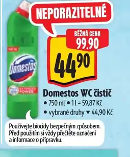 Albert Domestos WC čistič nabídka