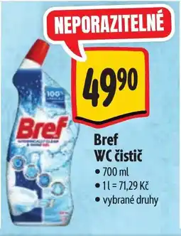 Albert BREF WC čistič nabídka