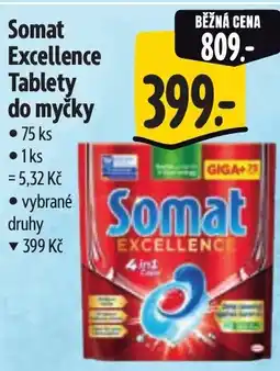 Albert SOMAT Excellence Tablety do myčky nabídka