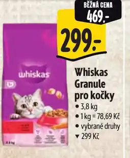 Albert Whiskas Granule pro kočky nabídka
